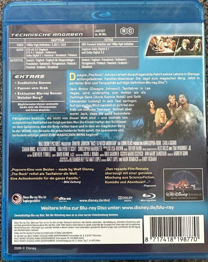 Alle DVDs: Die Jagd zum Magischen Berg Blu-ray Disc – Gebraucht aus Beringen von Mantafisch1 1