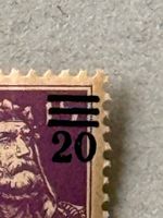150A, postfrisch, verschobener Überdruck