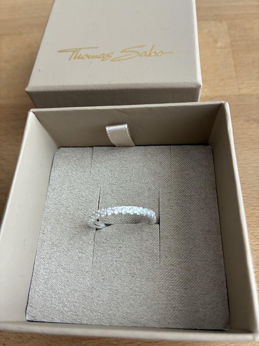 Thomas Sabo Anelli: NEU Thomas Sabo Ring mit Zirkonia Grösse 54 – Nuovo e nell'imballaggio originale da Bern venduto da robin1971 4