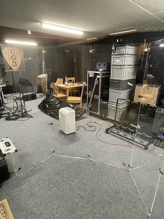 Strumenti musicali: Plexiglas und Tasche fürs Schagzeug – Usato da niederhünigen venduto da drums1972 1