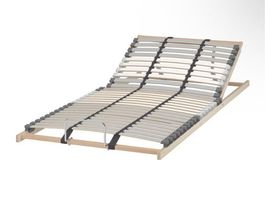2mal 70x200cm verstellbarer Lattenrost