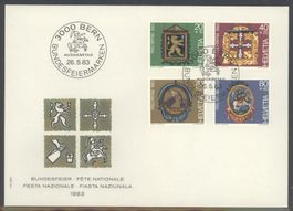 1983, Pro Patria, FDC