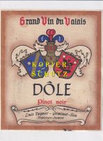 Etikette - Dôle Pinot Noir /bd