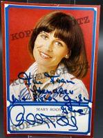 Autogrammkarte – Mary Roos – ca. 70er Jahre