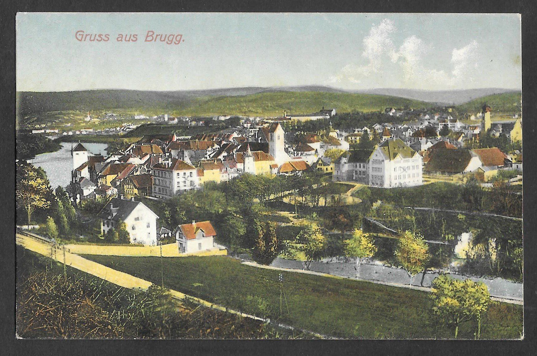 Cartes postales: Brugg Gesamtansicht – D'occasion à Olten par clotaldi