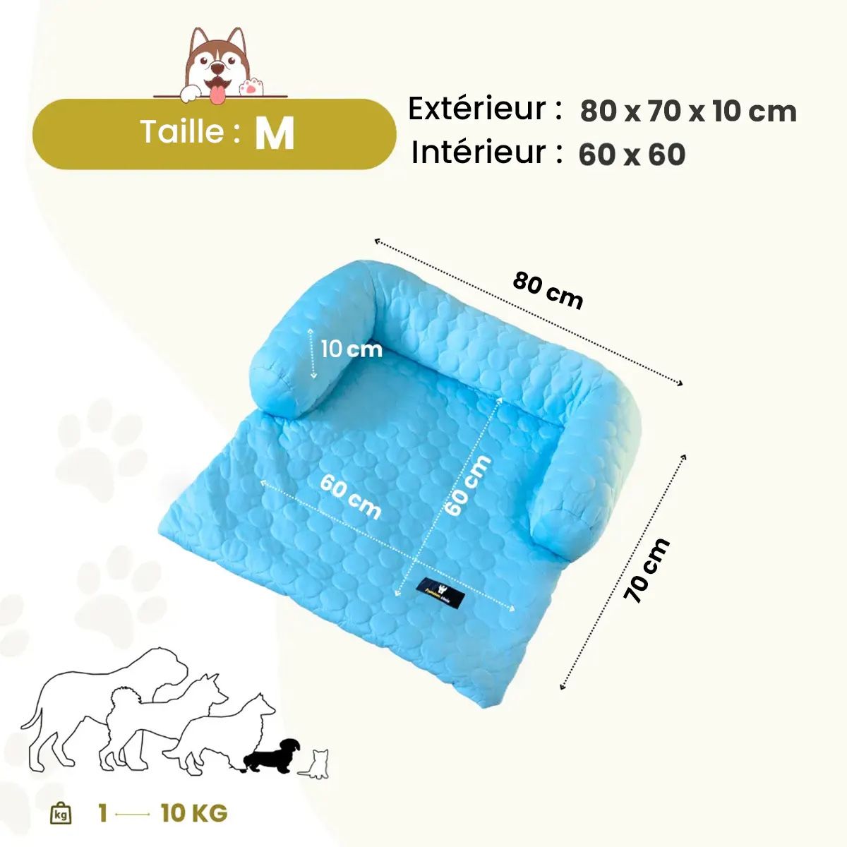 Cucce & Letti: Kühlende Sofaschutzmatte für Hunde/Katzen – Nuovo (secondo la descrizione) da Massagno venduto da Gabry_Lugano 2