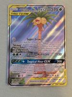 Pokemon Karte Rowlet & Alola-Exeggutor GX Tag Team 215/236