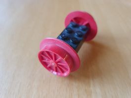 LEGO Eisenbahn 12V grosse Achse rot  für 7750