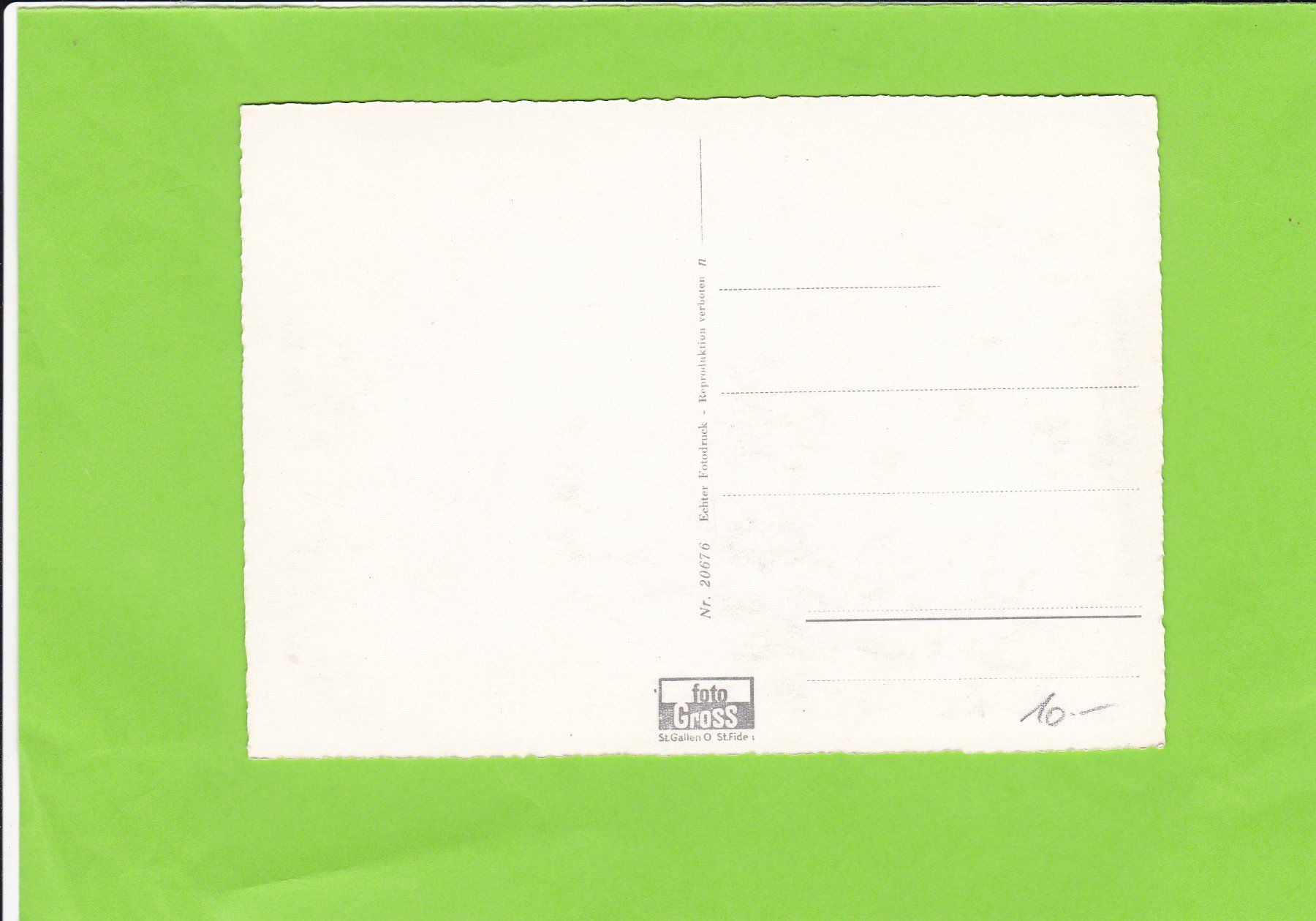 Cartoline postali: Frauenfeld, Schloss – Usato da St. Peterzell venduto da neckertal 1