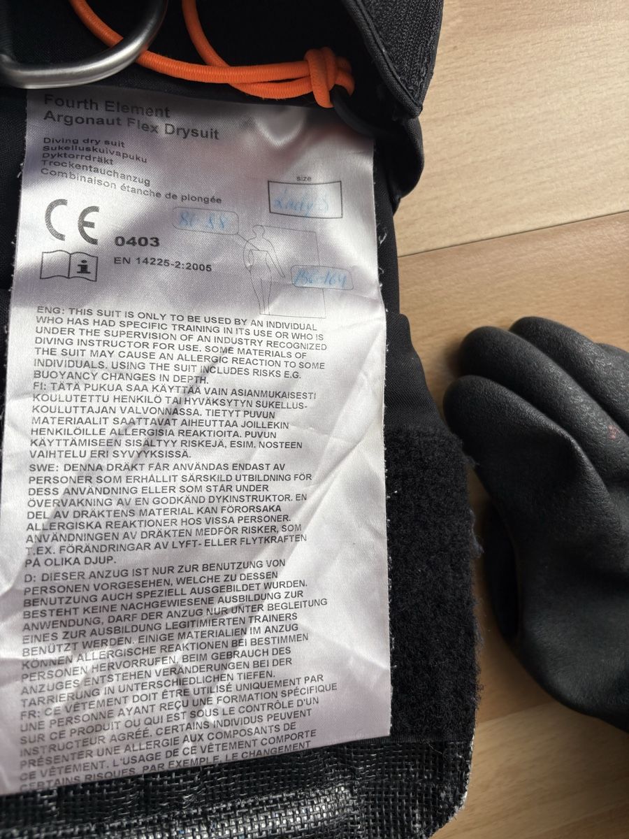 Mute per immersioni: Fourth Element Argonaut Flex Drysuit – Usato da Bettwiesen venduto da wombat90 8