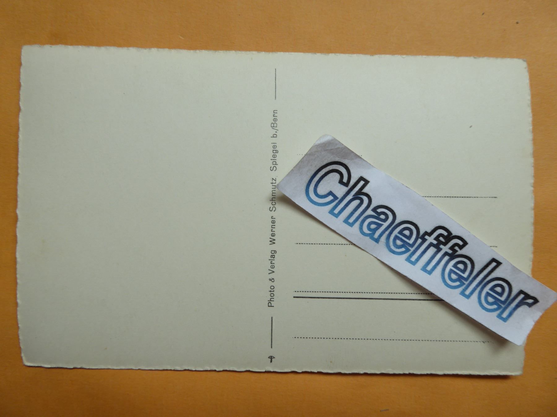 Cartoline postali: Krummenfadenfluh, Nünenen, Gantrisch, – Nuovo (secondo la descrizione) da Zürich venduto da Chaeffeler 1
