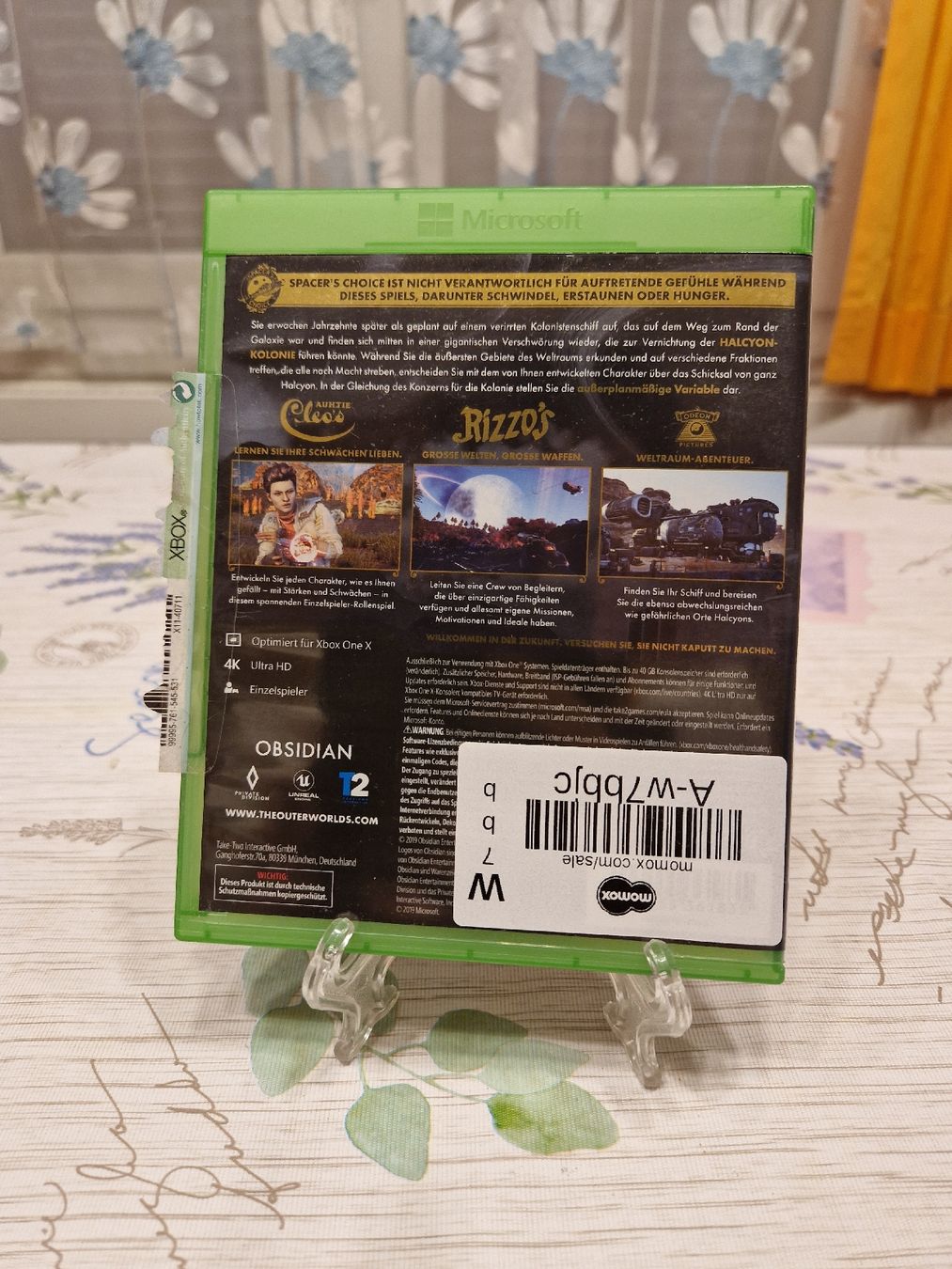 Microsoft Jeux: The Outer Worlds Xbox One Game von Obsidian – D'occasion à Glis par mic_2ht8 1