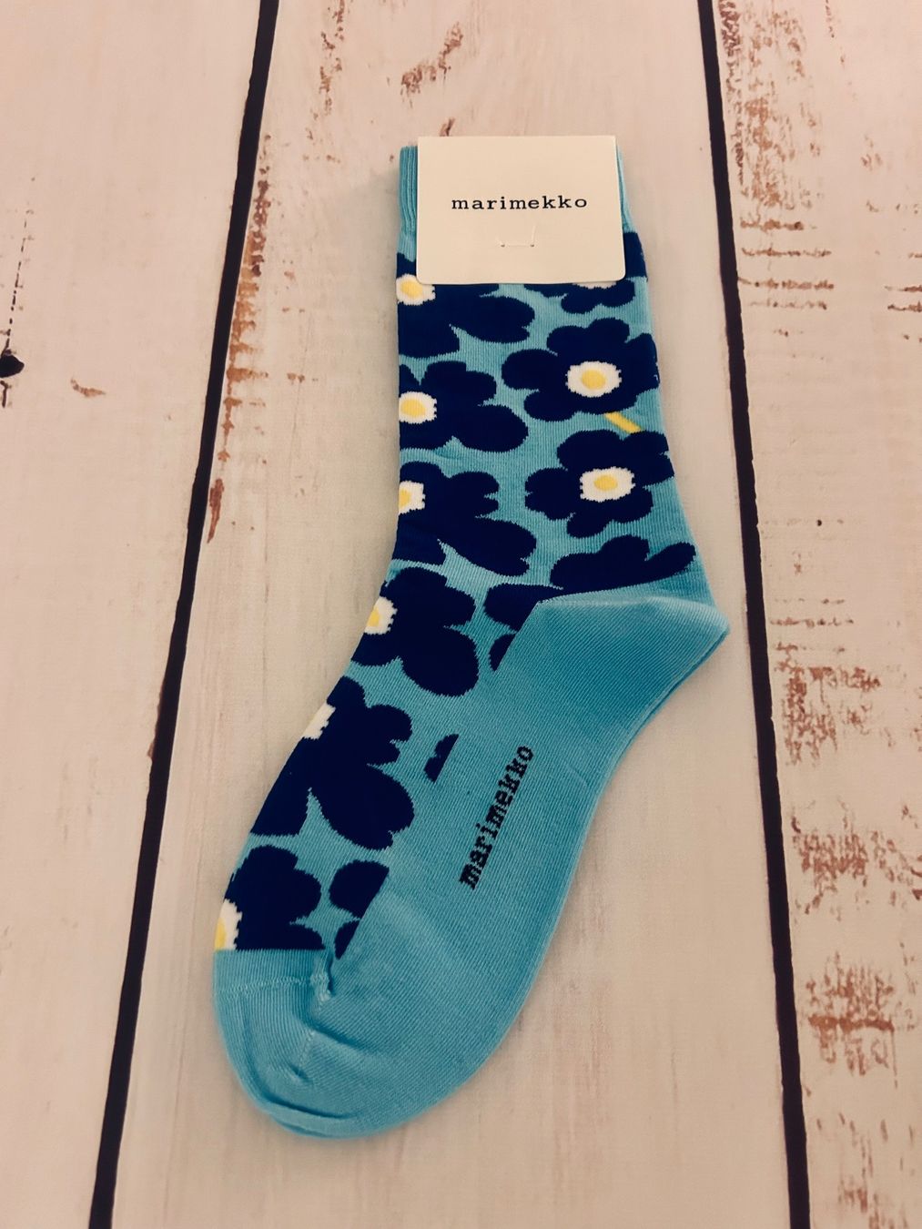 Calze: Marimekko socks pop-up FLOWER print – Nuovo e nell'imballaggio originale da Zürich venduto da Ferienan 4
