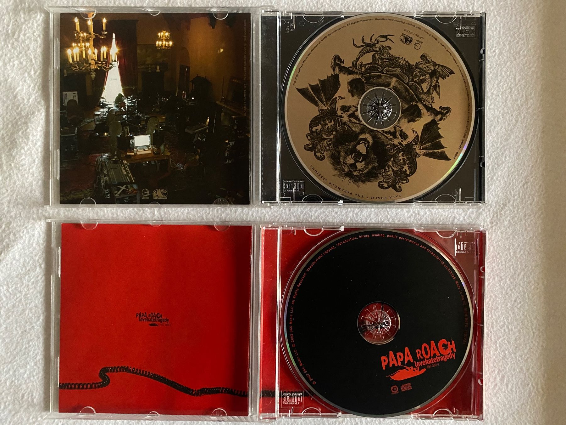 CD: 2 x Papa Roach - The Paramour Sessions / Lovehatetragedy – Nuovo (secondo la descrizione) da Duggingen venduto da Kisha010 1