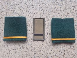 *** Abzeichen Set Leutnant Infanterie klett ***
