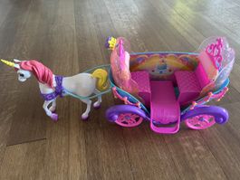 Barbie Kutsche mit Pferd
