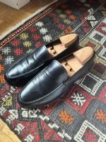 Prada Herren Loafers, 41, Schwarz