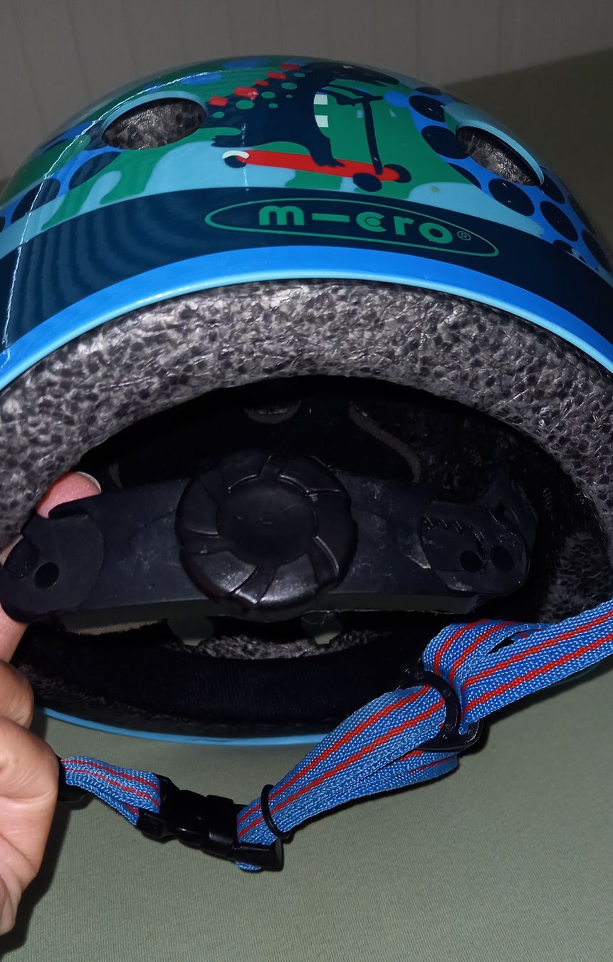 Micro Caschi: Micro Kinderhelm Scooter-saurus blau gebraucht Gr. S – Usato da Fehraltorf venduto da kat_c9lb 1