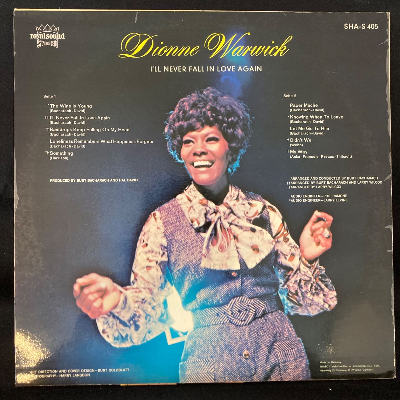 Schallplatten: Dionne Warwick / I'll never fall in love again – Gebraucht aus St.Gallen von Out-take 1