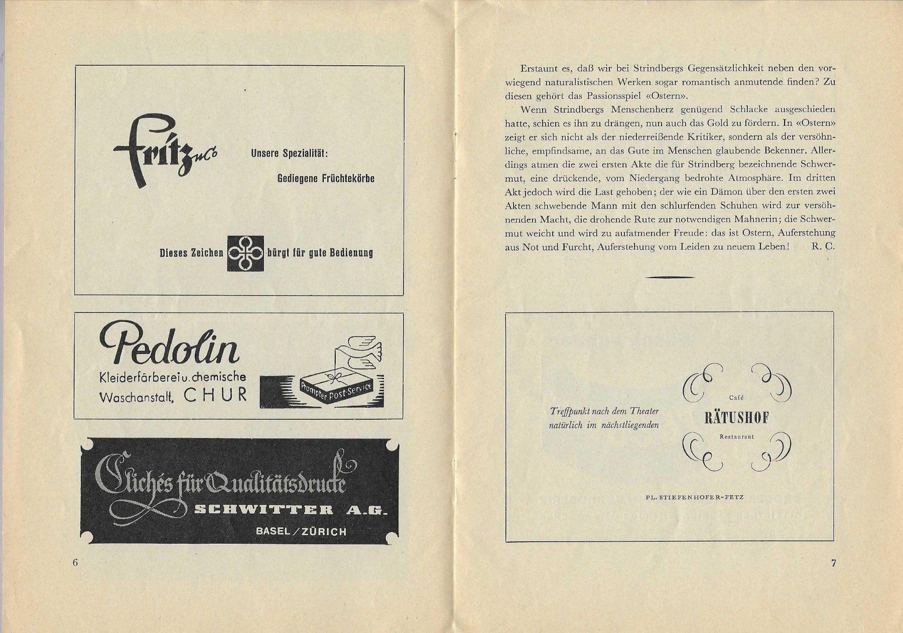 Libri: Stadttheater Chur ca. 1950 – Usato da Flims - Dorf venduto da Stagediver 3