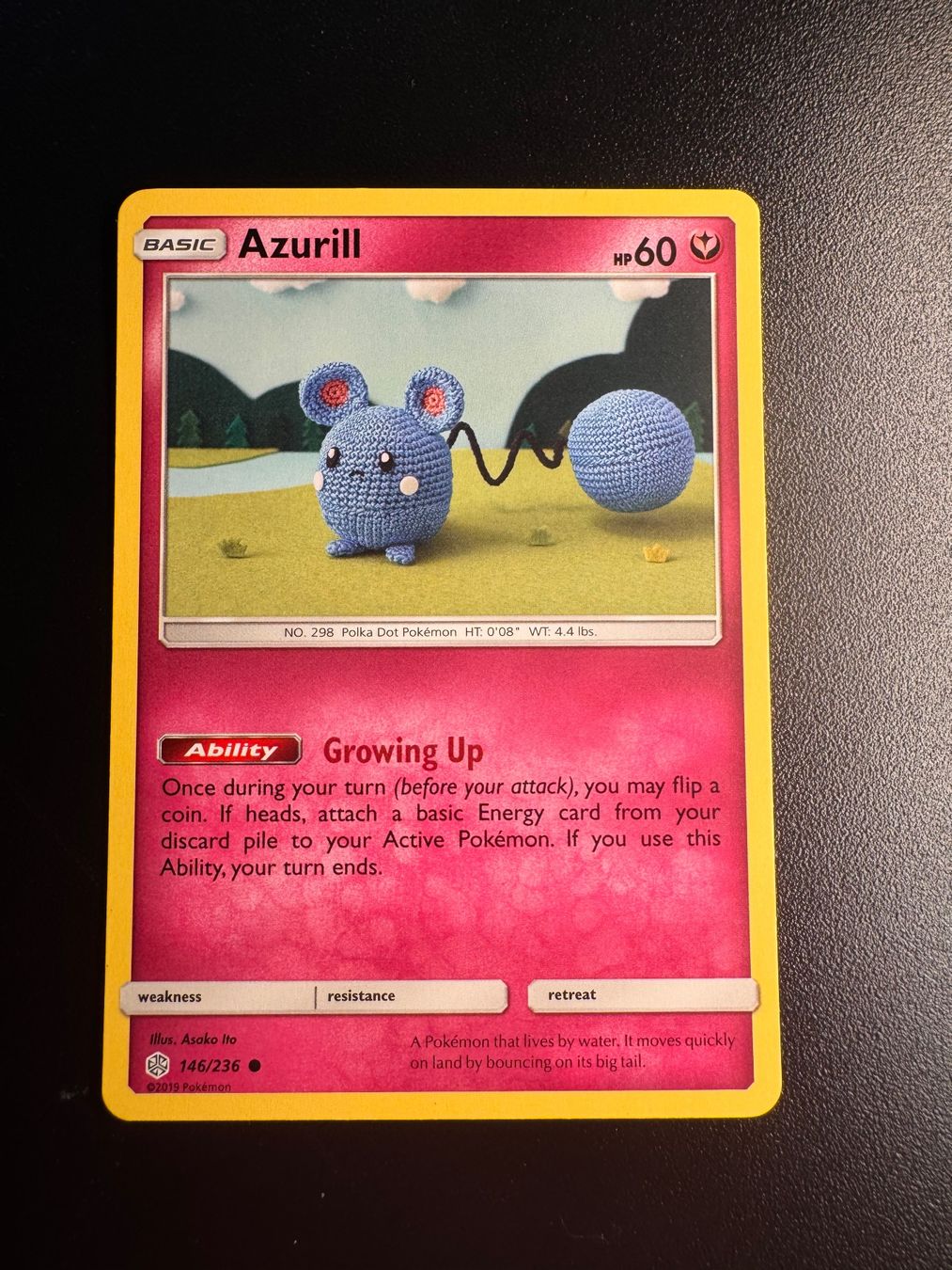 Pokémon Sammelbilder & Trading cards: Pokemon Azurill CEC146 Asako Ito – Gebraucht aus Corticiasca von gio_yp69