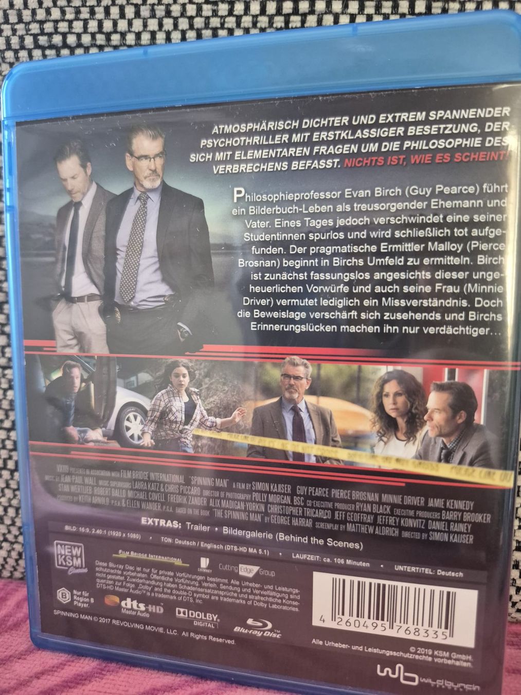 Alle DVDs: Blu-ray Spinning Man Neuwertig – Neu (gemäss Beschreibung) aus Zollikofen von wir_verkaufen 1