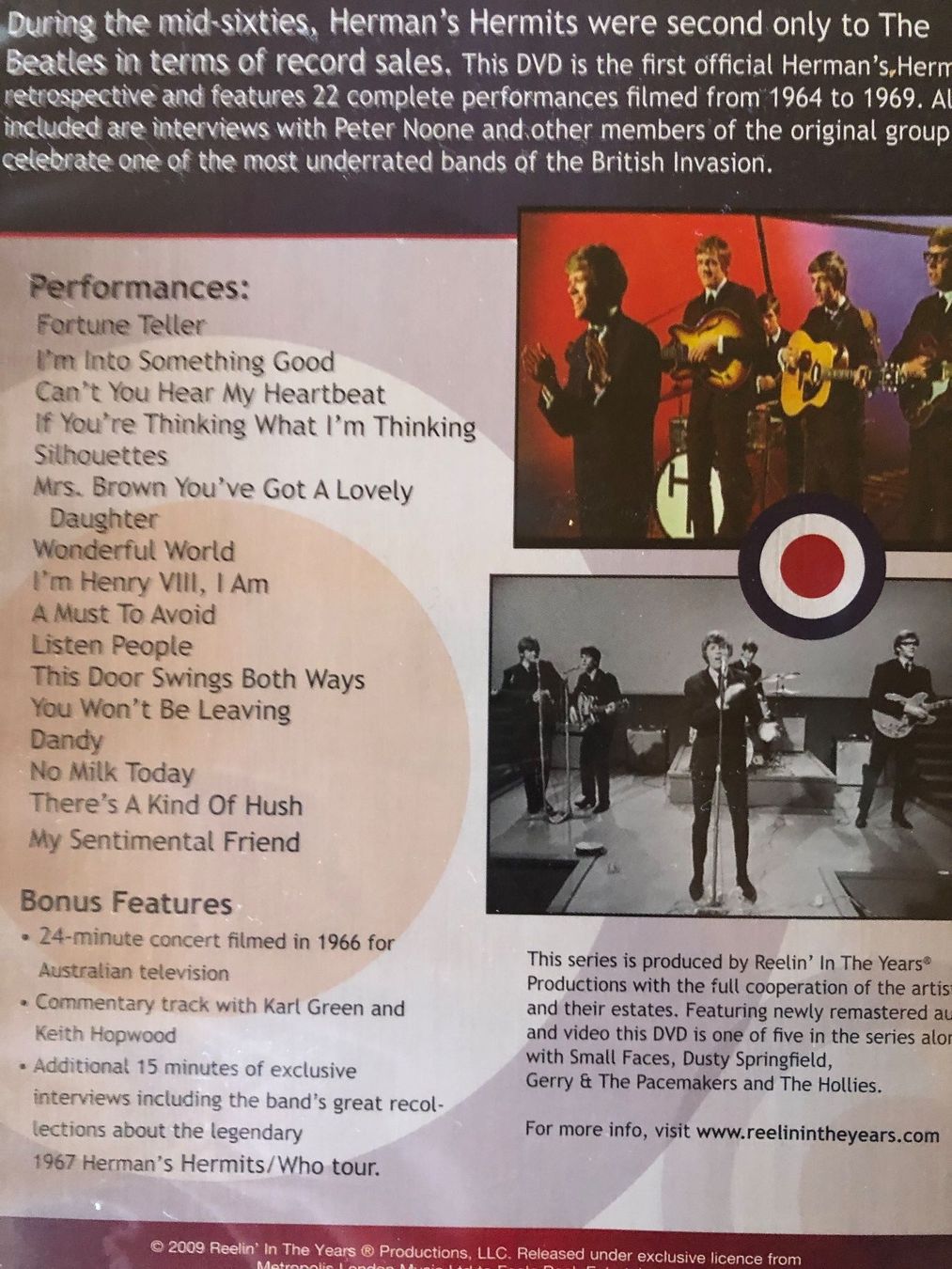 Tutti i DVDs: Herman's Hermits, Small Faces, Hollies DVDs – Usato da Niederhasli venduto da Hsoz 1
