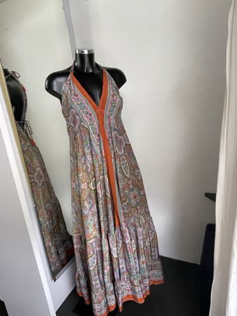 Luftiges Sommerkleid Paisley Print, Grösse S/M, boho chic