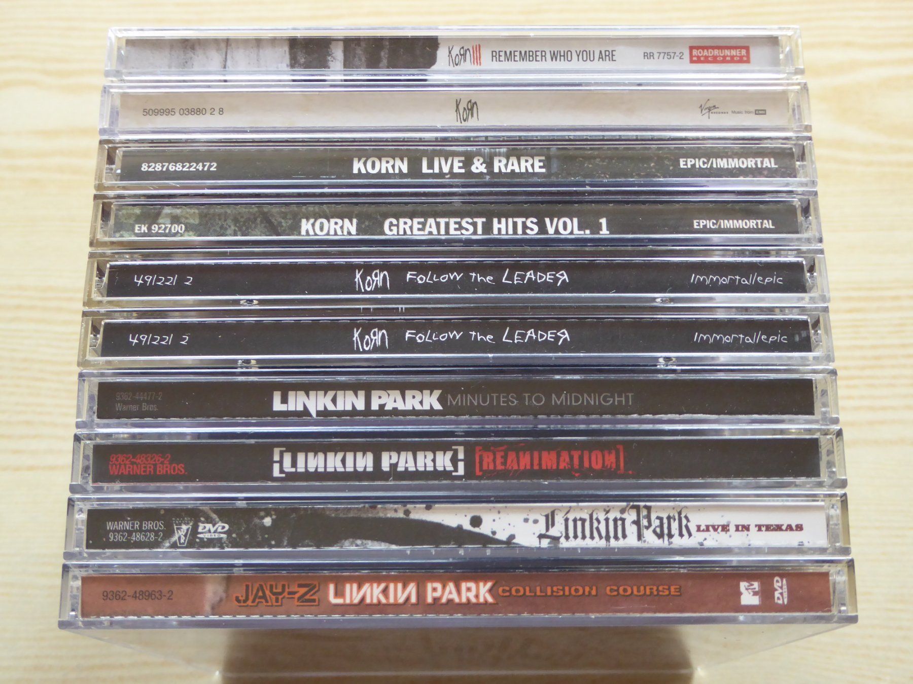 CD: 10 CDs Metal: Korn & Linkin Park – Usato da Triesen venduto da Comix8