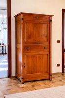 Biedermeier Sekretär Schrank Kirschbaum Stilmöbel +Versand