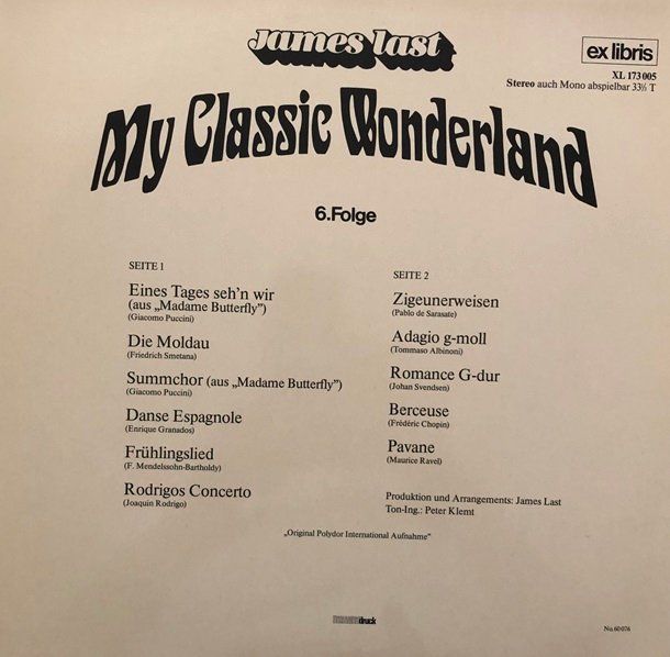 Vinyles: 6x LPs James Last – D'occasion à Grüningen par azulvinyl 1