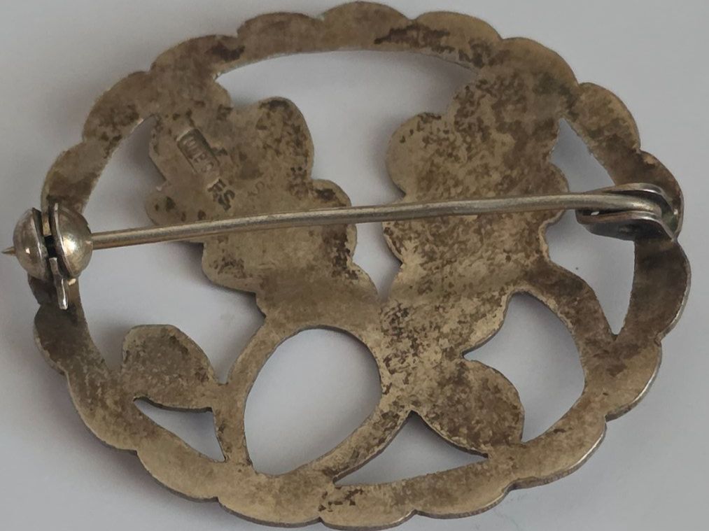Spille & Fermagli: Brosche 800 Silber – Usato da Wittenbach venduto da rose_rosi 1