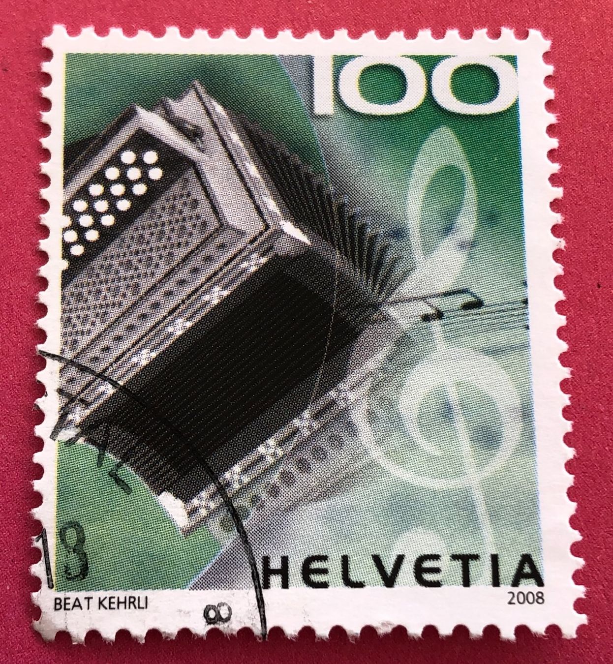 Tutti i francobolli: Nr.1268 Volksmusik GESTEMPELT 2008    – Usato da Aarau venduto da Billa007
