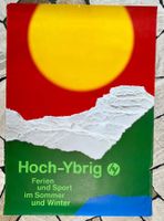Plakat original Hoch-Ybrig 1973 Gilles Ettlin Grösse F4