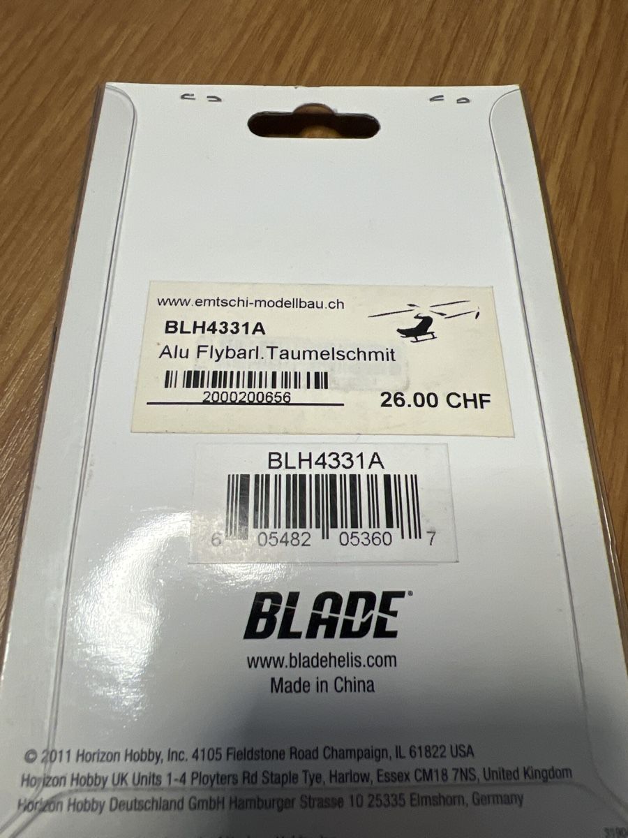 Blade Modellismo RC: BLH 4331A, bras suiveurs FBL Blade 450 – Nuovo e nell'imballaggio originale da Genève venduto da bpi_982r 1