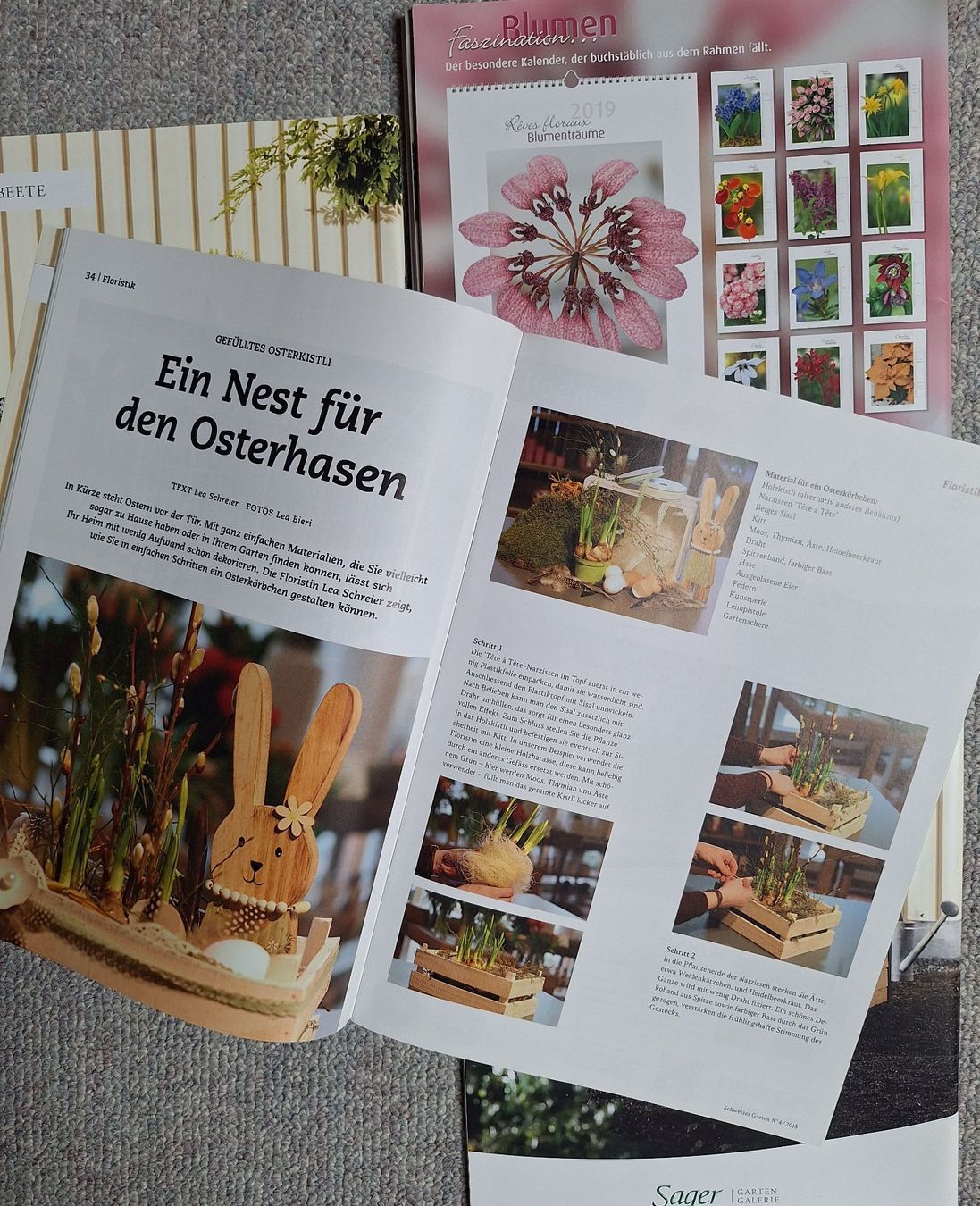 Riviste & Magazine: Hefte Schweizer Garten 2018 / 7 Stk. – Usato da Oberriet SG venduto da Atir47 3