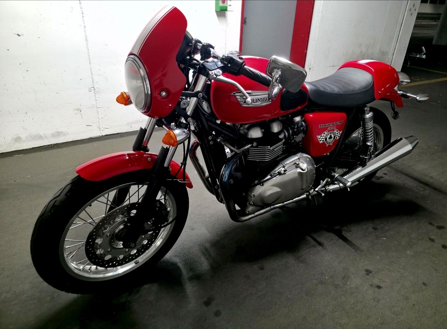 Triumph Route: Triumph Thruxton 900 MFK 25.6.2026 – D'occasion à Kloten par akibagster 9