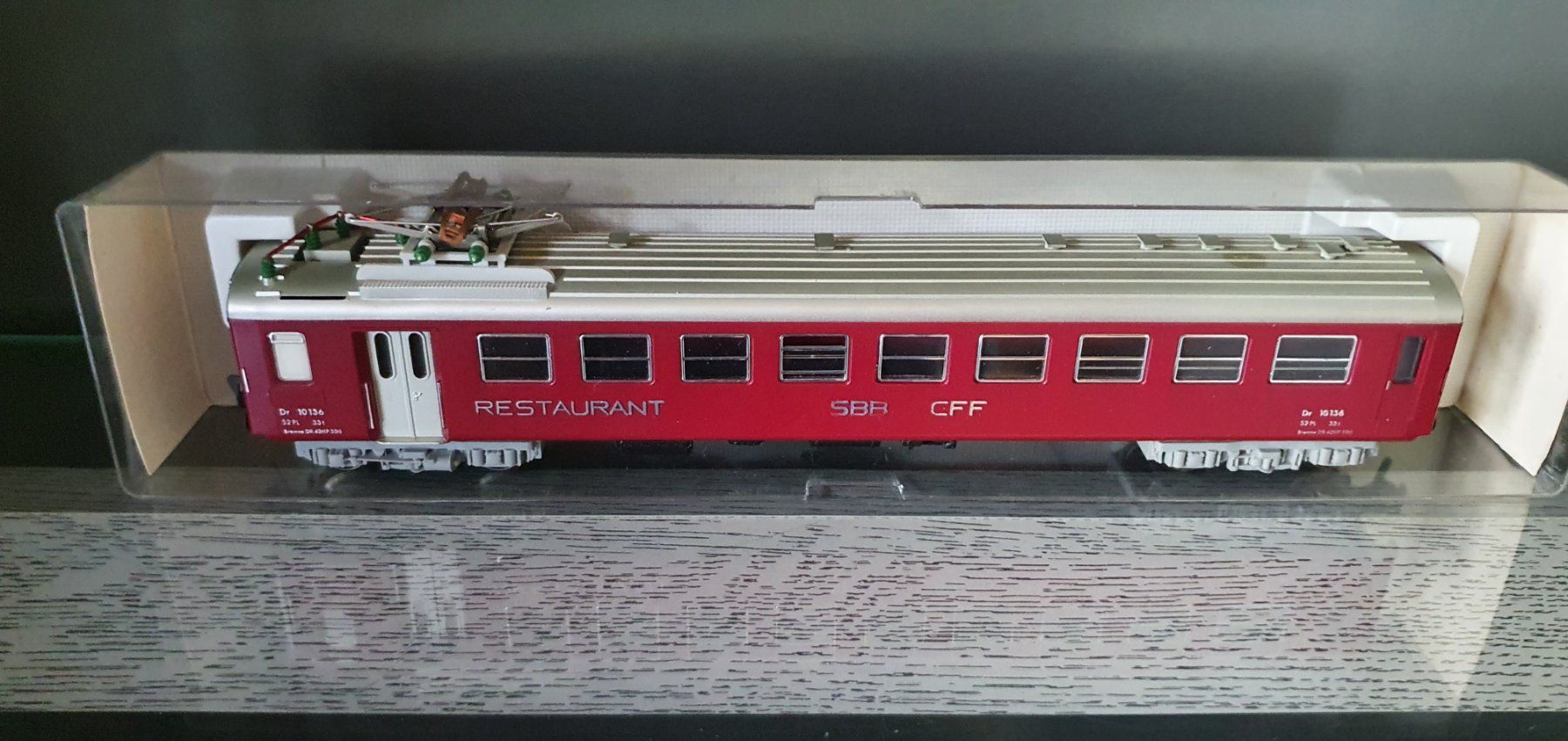 Fleischmann Modellini di ferrovie: FLEISCHMANN:DC: SBB SPEISEWAGEN ROT 5131 OVP – Usato da Biglen venduto da taunus82
