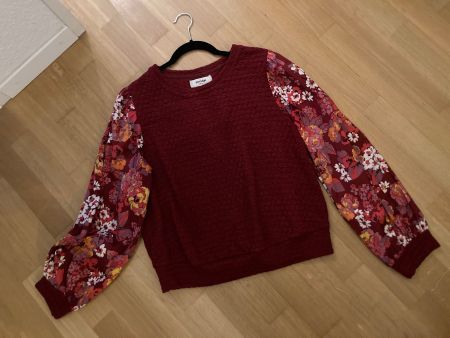 ANTHROPOLOGIE PORRIDGE top puff sleeve m
