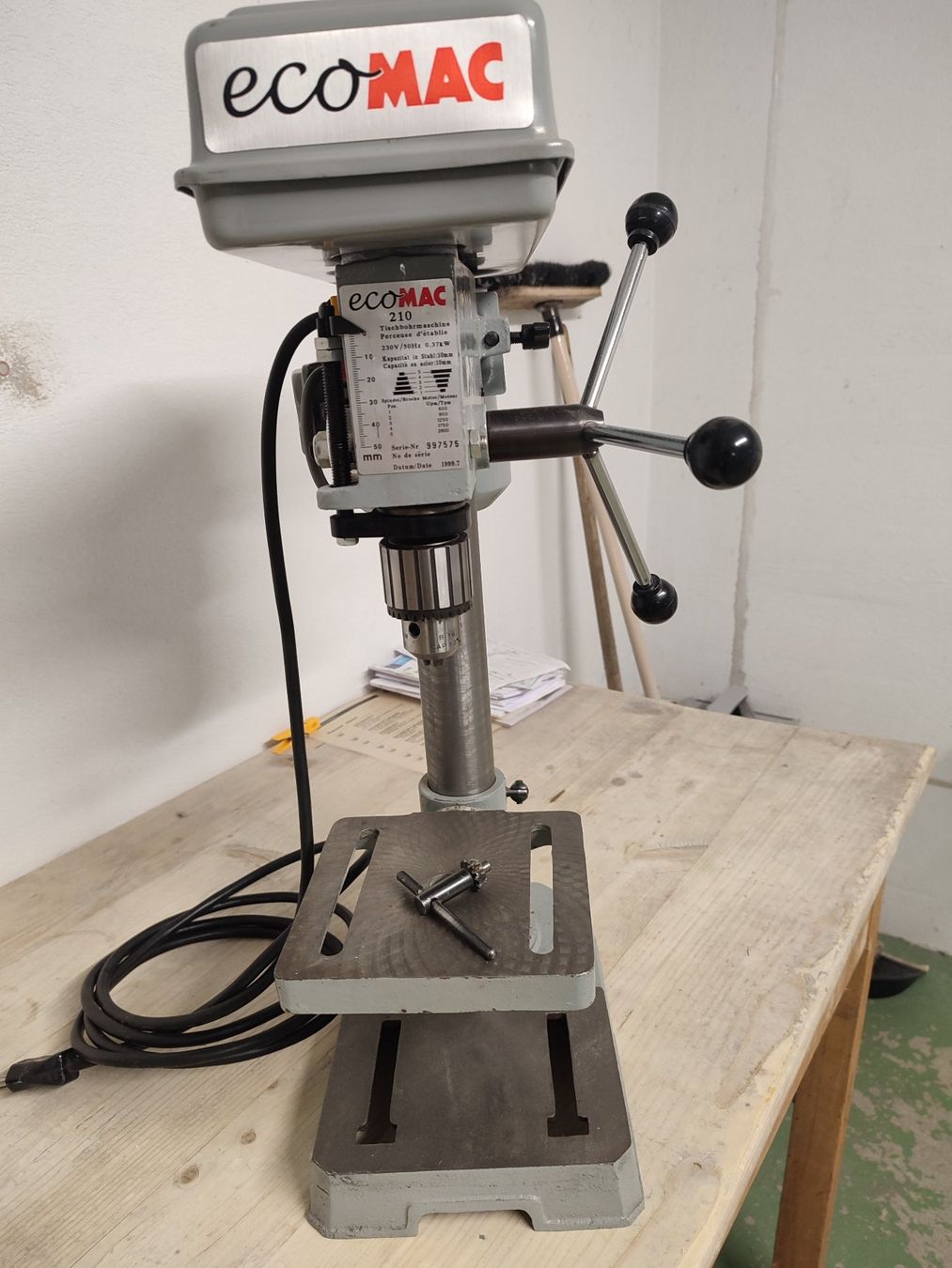 Bohrmaschinen: Tischbohrmaschine Ecomac 210 – Gebraucht aus Dübendorf von Rundum