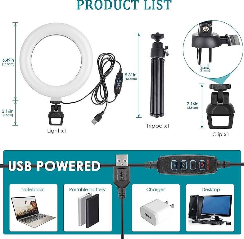 Lampes: USB LED - Spott Light - Ringleuchte – D'occasion à Etziken par prasanna-team 2