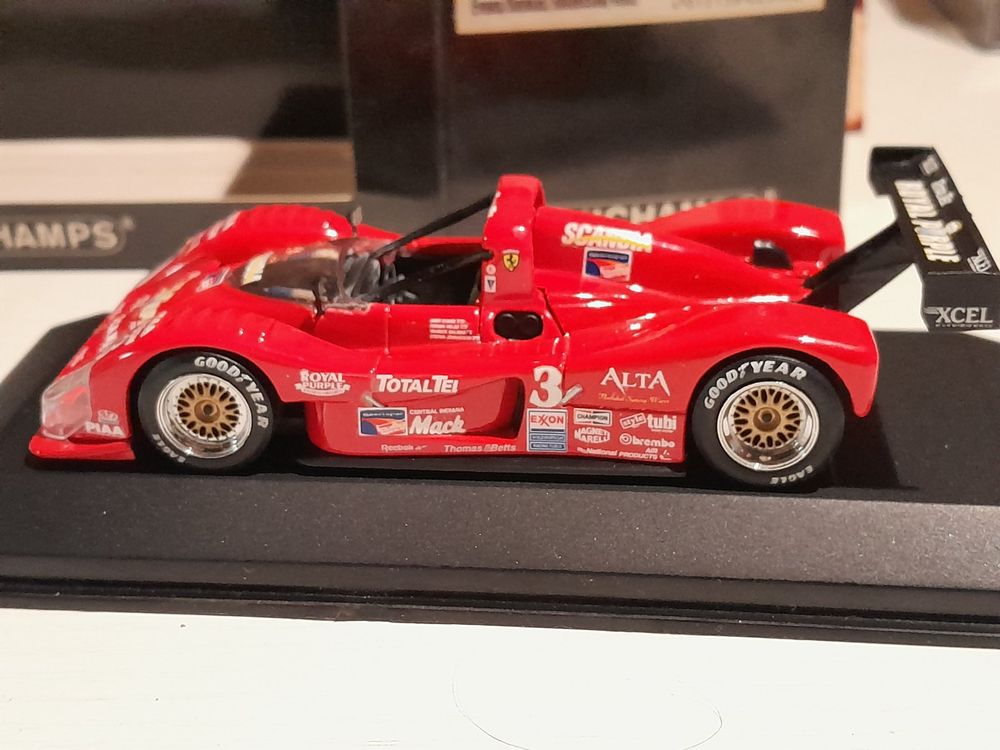 Minicar 1/43 Ferrari 333 SP Le Mans 1998 GIESSE Team JB Racing MOTUL