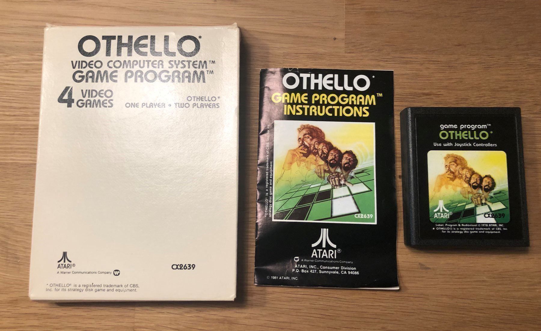 Atari Spiele: Othello Action Pak Game für Atari 2600 – Gebraucht aus Kestenholz von Inna09 2