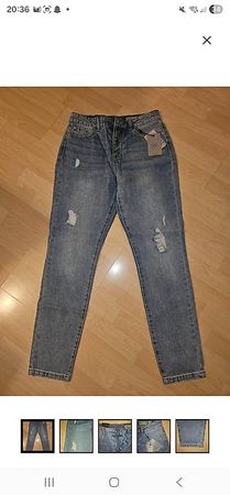 Vero Moda Low Rise Tapered Boyfriend Jeans