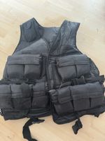 Gewichtsweste schwarz mit vielen Taschen