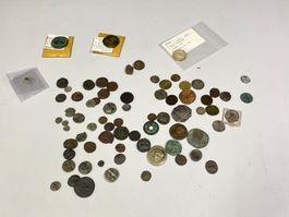 LOT alte Münzen unkontrolliert //i845