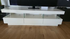Weisses Hochglanz Tv-Möbel