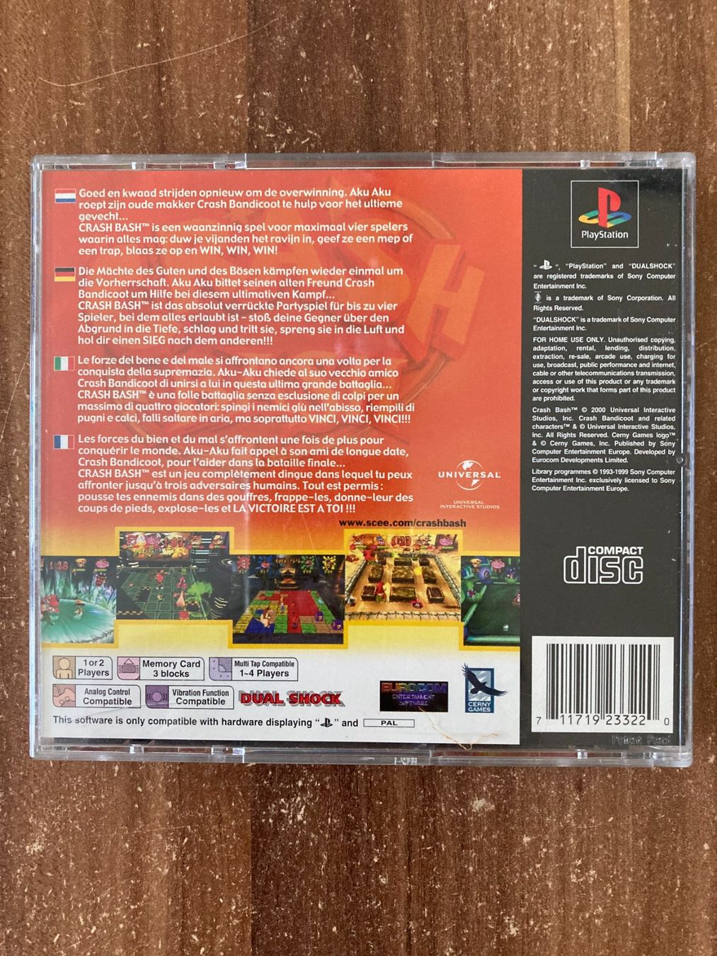 Sony Spiele: Playstation 1 - Crash Bash – Gebraucht aus Wädenswil von Aegae 1