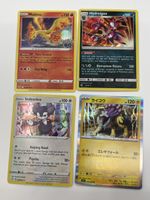 4 Pokémon Karten: Moltres, Raikou... gemischt Holos 🤩