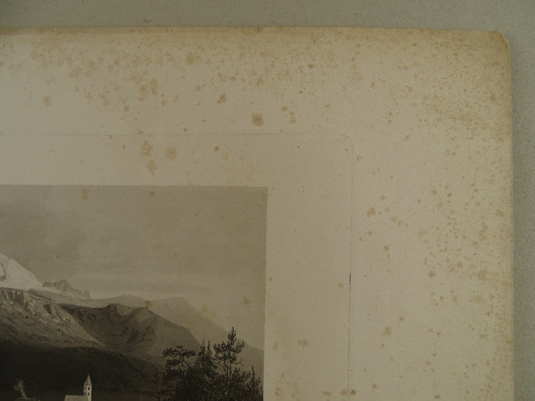 Stiche: SILVAPLANA, AQUATINTA UM 1870 – Gebraucht aus Grüningen von Kartensammler 4